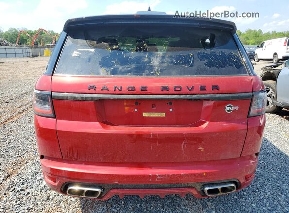 SALWZ2SE5KA832928 2019 LAND ROVER RANGE Red Вид ззаду