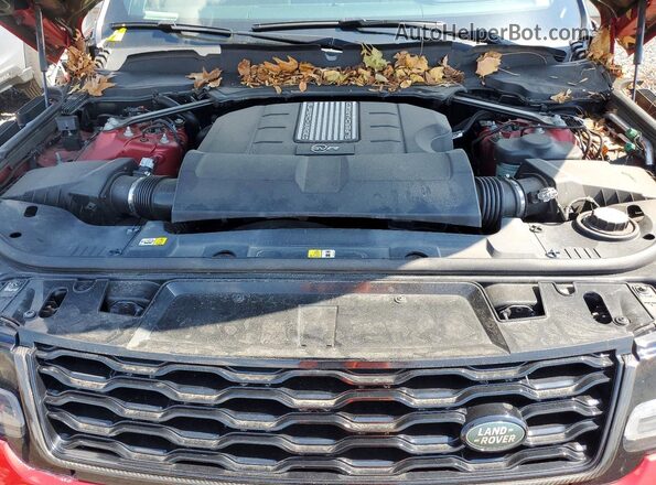 SALWZ2SE5KA832928 2019 LAND ROVER RANGE Red Вид підкапотного простору