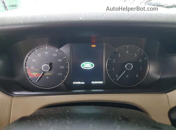 SALYB2EX1LA241877 2020 LAND ROVER RANGE White Widok zestawu wskaźników