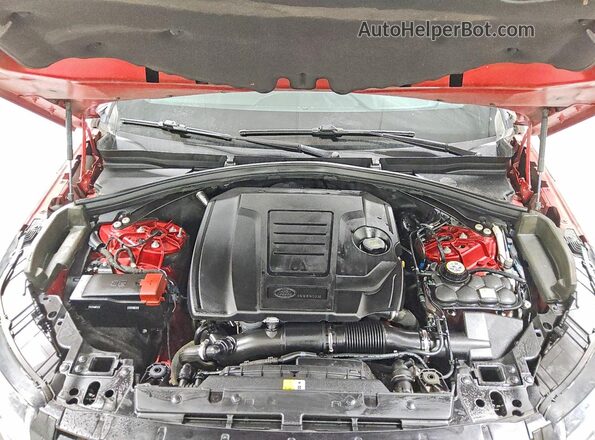 SALYB2EX3LA290787 2020 LAND ROVER RANGE Red Vista del compartimento del motor