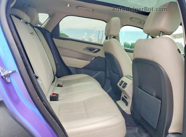 SALYB2EX6KA215452 2019 LAND ROVER RANGE Blue Rear seats view