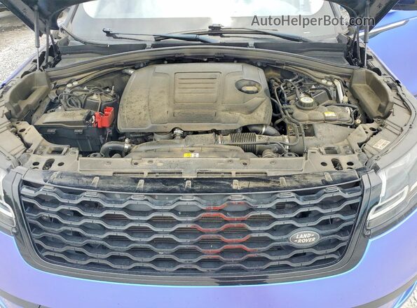 SALYB2EX6KA215452 2019 LAND ROVER RANGE Blue Rear interior view
