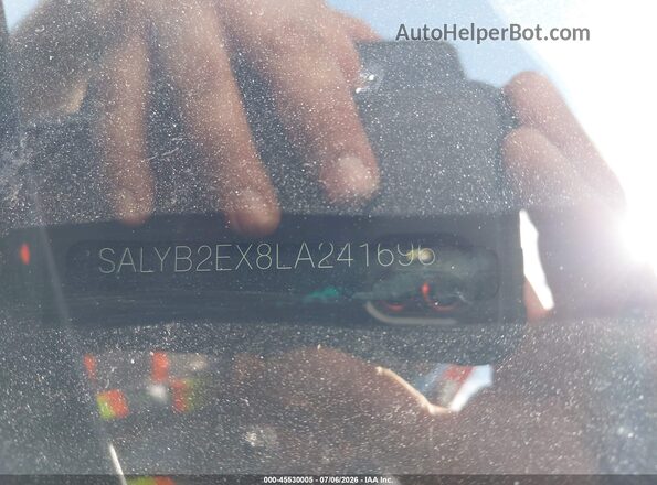 SALYB2EX8LA241696 2020 LAND ROVER RANGE ROVER VELAR Black 