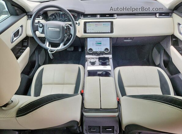 SALYB2EX9LA280670 2020 LAND ROVER RANGE Black Dashboard view