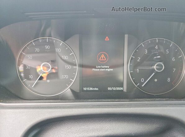 SALYB2EXXKA796504 2019 LAND ROVER RANGE Серый Вид щитка приборов