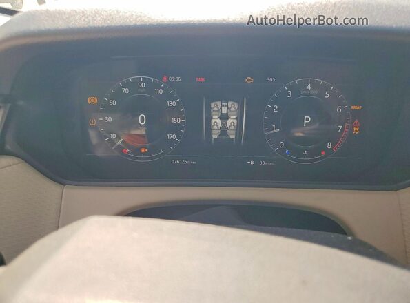 SALYB2RV2JA768493 2018 LAND ROVER RANGE White Vista del cuadro de instrumentos
