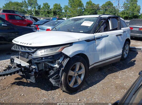 SALYB2RX7JA736155 2018 LAND ROVER RANGE ROVER VELAR Белый Передняя левая четверть