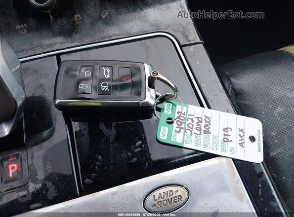 SALYJ2EX1MA298598 2021 LAND ROVER RANGE ROVER VELAR Black Dashboard view