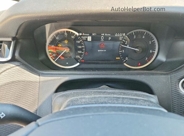 SALYJ2EX1MA306313 2021 LAND ROVER RANGE Black Vista del cuadro de instrumentos