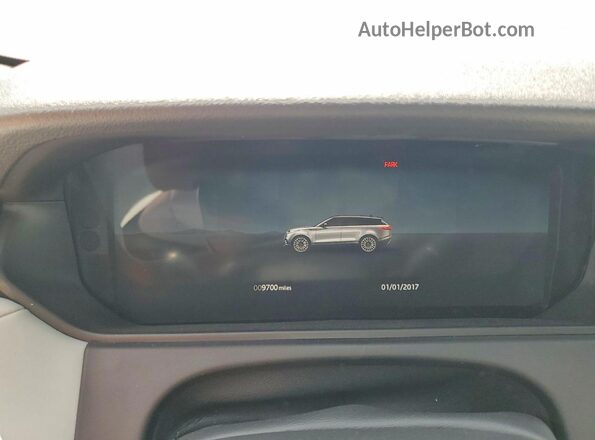 SALYJ2EX3TA815611 2026 LAND ROVER RANGE White Vista del cuadro de instrumentos