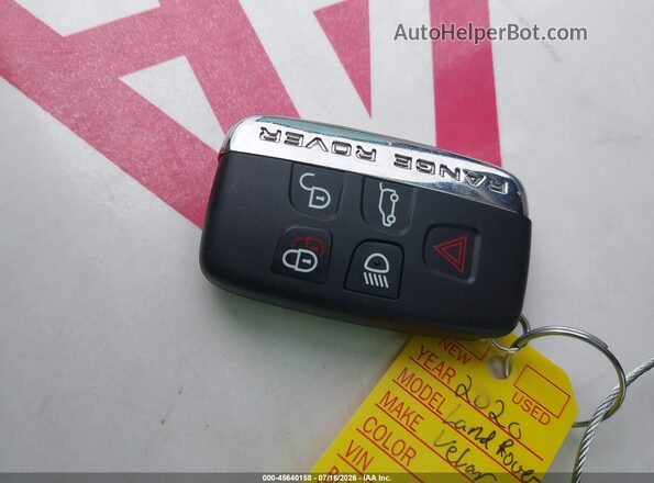 SALYK2EX1LA284941 2020 LAND ROVER RANGE ROVER VELAR Gray Առջևի վահանակի տեսք