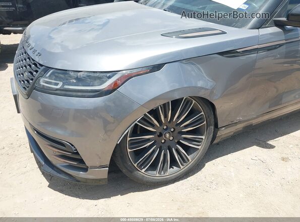 SALYK2EX5LA257886 2020 LAND ROVER RANGE ROVER VELAR Gray Front view