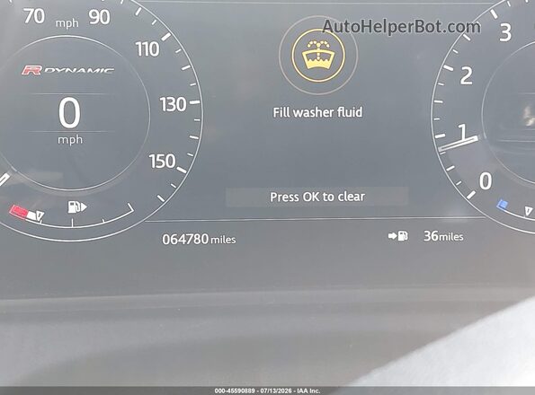 SALYK2EX9LA257356 2020 LAND ROVER RANGE ROVER VELAR White Widok tylnych siedzeń