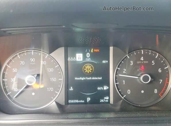 SALYK2EXXLA265630 2020 LAND ROVER RANGE Серебряный Вид щитка приборов