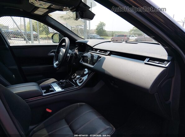 SALYK2FV2LA283777 2020 LAND ROVER RANGE ROVER VELAR Черный Вид салона спереди