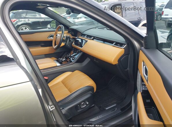 SALYL2EX0KA780406 2019 LAND ROVER RANGE ROVER VELAR Champagne Vista interior delantera