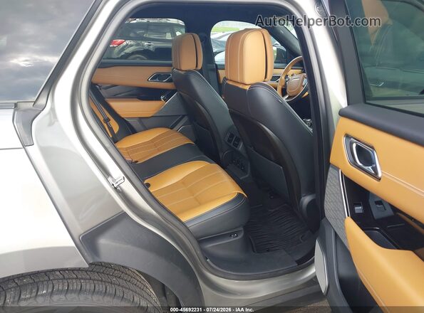 SALYL2EX0KA780406 2019 LAND ROVER RANGE ROVER VELAR Champagne Vista de la etiqueta del VIN