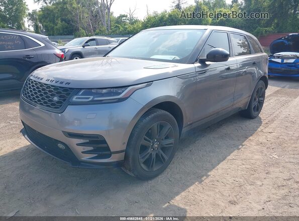 SALYL2EX2KA214800 2019 LAND ROVER RANGE ROVER VELAR Gray Передня ліва чверть