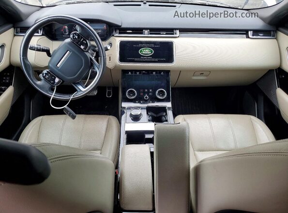 SALYL2EX3KA785695 2019 LAND ROVER RANGE Серебряный Вид панели приборов