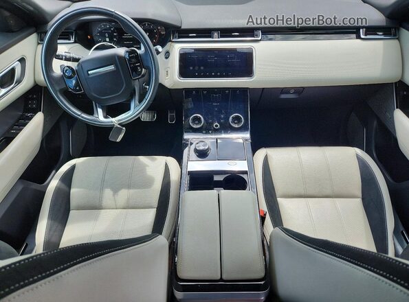 SALYL2EX9KA780081 2019 LAND ROVER RANGE Gray Widok deski rozdzielczej