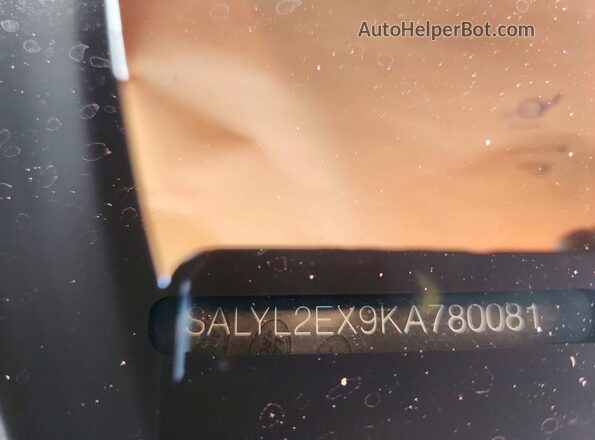 SALYL2EX9KA780081 2019 LAND ROVER RANGE Gray Widok wnętrza 360 stopni