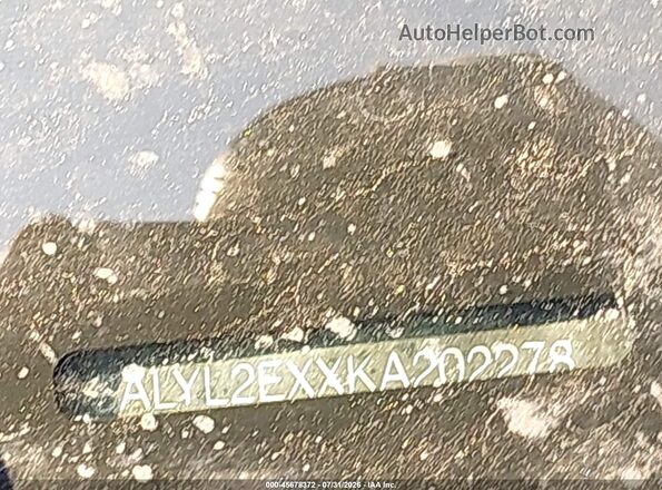 SALYL2EXXKA202278 2019 LAND ROVER RANGE ROVER VELAR Gray 