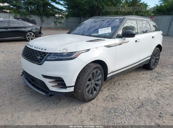 SALYL2RN3JA725844 2018 LAND ROVER RANGE ROVER VELAR White წინა მარცხენა ხედი სამი მეოთხედიდან