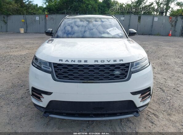 SALYL2RN3JA725844 2018 LAND ROVER RANGE ROVER VELAR White ხელსაწყოთა პანელის ხედი