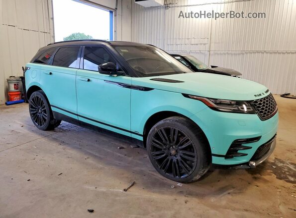 SALYL2RNXJA758789 2018 LAND ROVER RANGE Blue Delantero derecho