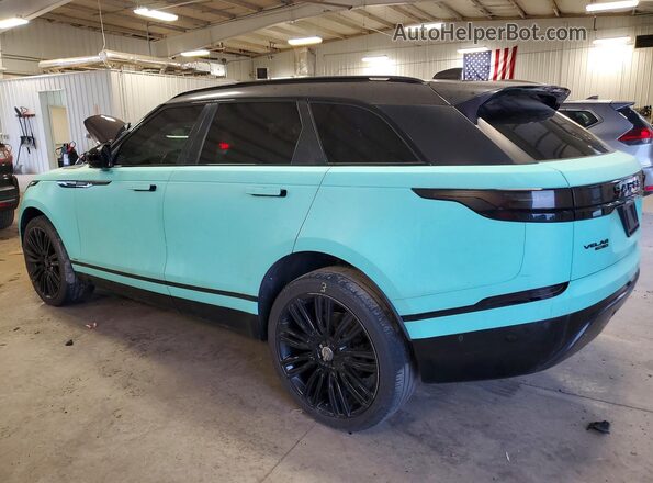 SALYL2RNXJA758789 2018 LAND ROVER RANGE Blue Trasero izquierdo