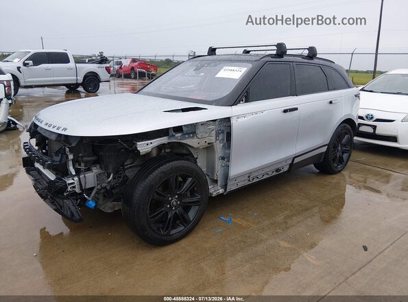 SALYL2RV6JA729709 2018 LAND ROVER RANGE ROVER VELAR Silver წინა მარცხენა ხედი სამი მეოთხედიდან