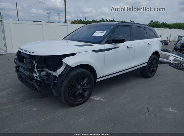 SALYL2RV8JA759312 2018 LAND ROVER RANGE ROVER VELAR Белый Передняя левая четверть