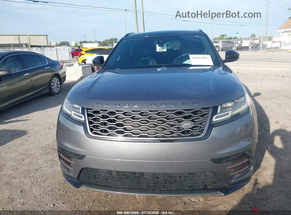 SALYL2RX0JA731361 2018 LAND ROVER RANGE ROVER VELAR Gray Вид щитка приладів