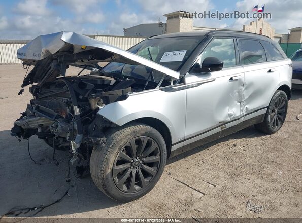 SALYL2RX5JA778157 2018 LAND ROVER RANGE ROVER VELAR Silver წინა მარცხენა ხედი სამი მეოთხედიდან
