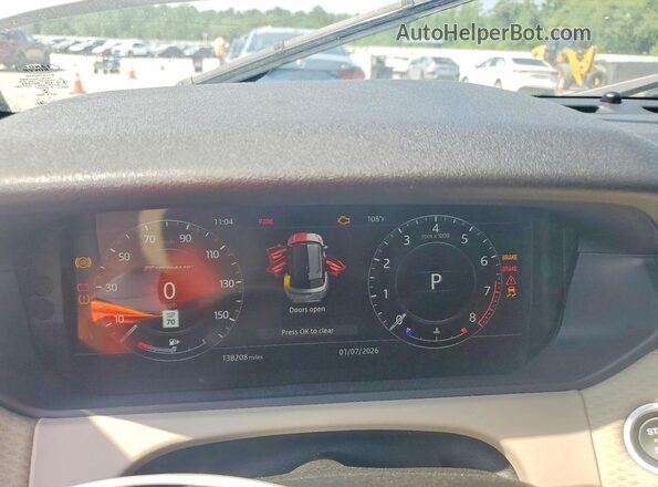 SALYL2RX6JA757057 2018 LAND ROVER RANGE White Instrument cluster view