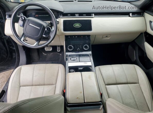 SALYL2RX7JA742020 2018 LAND ROVER RANGE Black Вид панелі приладів