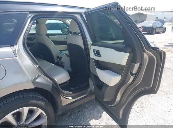 SALYL2RX7JA768097 2018 LAND ROVER RANGE ROVER VELAR Gray Vista de la etiqueta del VIN