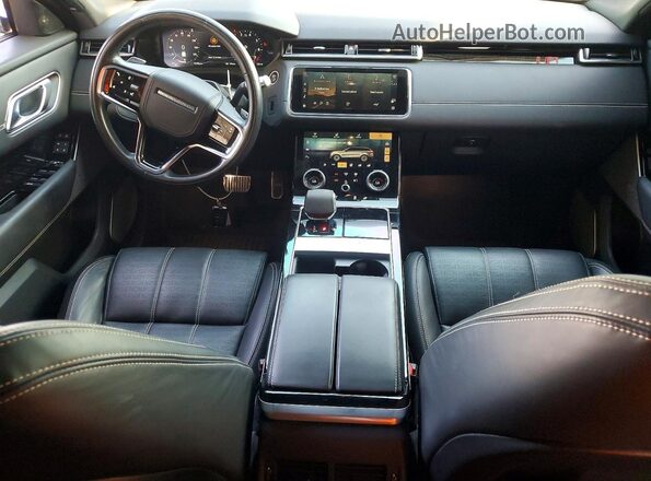 SALYM2FU3MA303232 2021 LAND ROVER RANGE Black Widok deski rozdzielczej