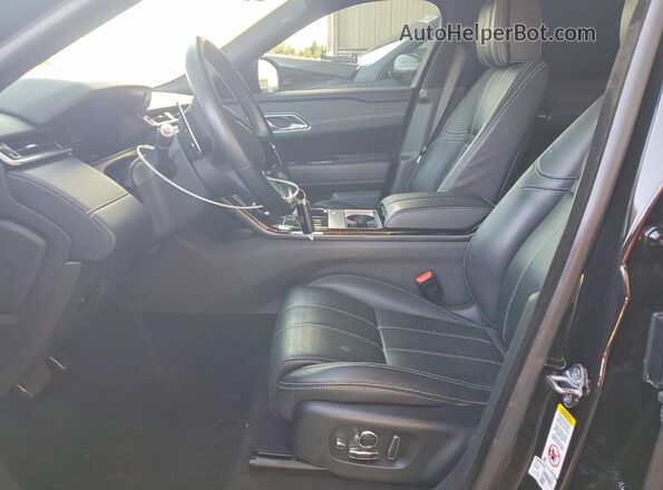 SALYM2FU3MA303232 2021 LAND ROVER RANGE Black Widok wnętrza z przodu