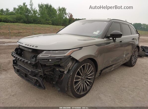 SALYM2RV0JA766414 2018 LAND ROVER RANGE ROVER VELAR Золотой Передняя левая четверть