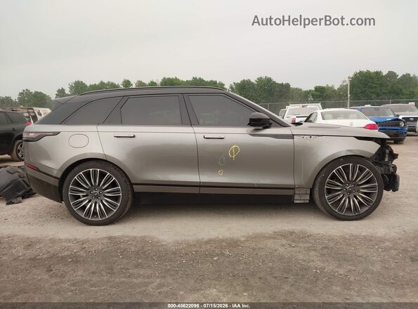 SALYM2RV0JA766414 2018 LAND ROVER RANGE ROVER VELAR Золотой Панорамный вид салона 360°