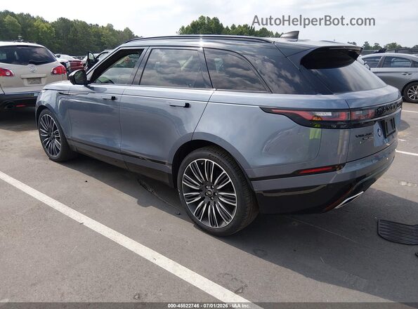 SALYM2RV4JA758543 2018 LAND ROVER RANGE ROVER VELAR Синий Задняя левая четверть