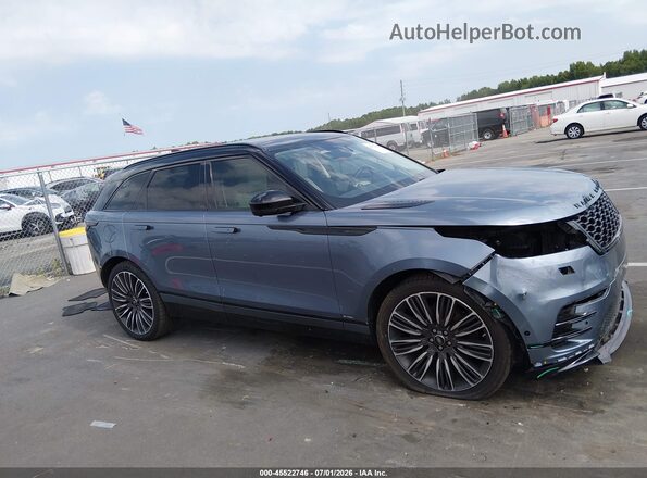 SALYM2RV4JA758543 2018 LAND ROVER RANGE ROVER VELAR Синий Вид задней части салона