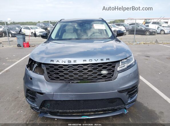 SALYM2RV4JA758543 2018 LAND ROVER RANGE ROVER VELAR Синий Вид щитка приборов