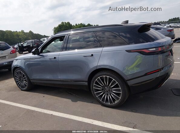 SALYM2RV4JA758543 2018 LAND ROVER RANGE ROVER VELAR Синий Панорамный вид салона 360°
