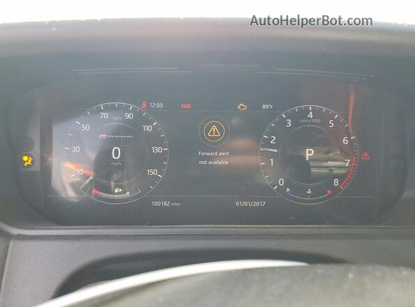 SALYM2RX8JA765920 2018 LAND ROVER RANGE White Widok zestawu wskaźników