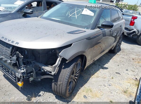 SALYT2EX0NA346586 2022 LAND ROVER RANGE ROVER VELAR Silver Передня ліва чверть