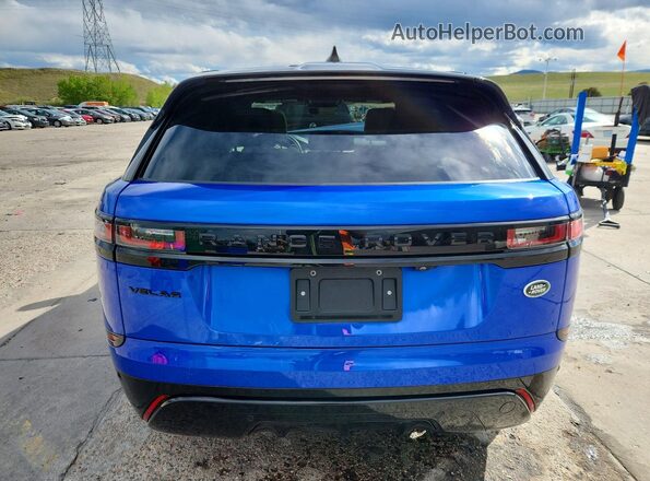 SALYT2EX3NA345450 2022 LAND ROVER RANGE Blue Widok z tyłu