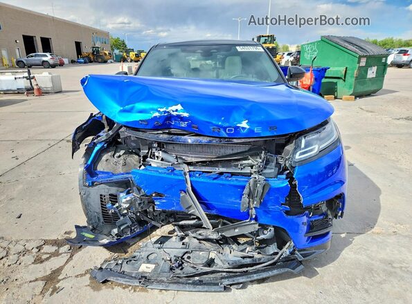 SALYT2EX3NA345450 2022 LAND ROVER RANGE Blue Widok z przodu
