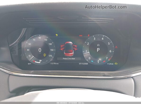 SALZJ2FX1TH290400 2026 LAND ROVER RANGE ROVER EVOQUE Gray Vista de los asientos traseros